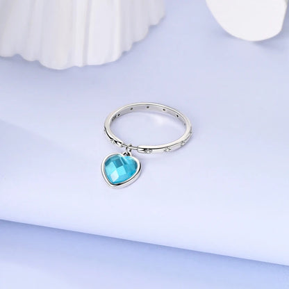 Original 925 Sterling Silver Ring Sun Star Moon Love Bowknot Sunflower Ring For Women Wedding Anniversary Ring Jewelry Gift