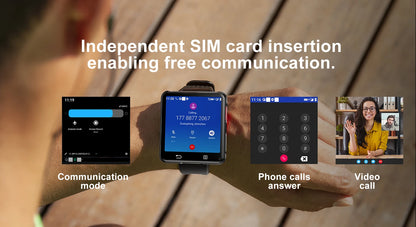 New S998 4G Smart Watch Android 11.0 OS 2.64inch Large Screen 24h Continuous Heart Rate Sleep Monitor Game Waterproof Smartwatch