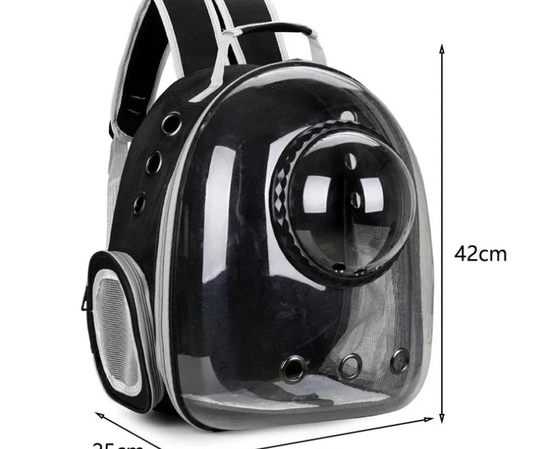 Transparent Breathable Portable Space Capsule Pet Carrier Backpack for Dog Cat Carrying Transport Bag