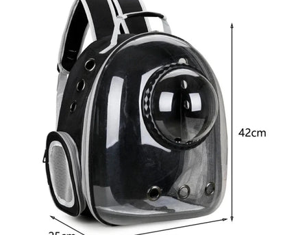 Transparent Breathable Portable Space Capsule Pet Carrier Backpack for Dog Cat Carrying Transport Bag