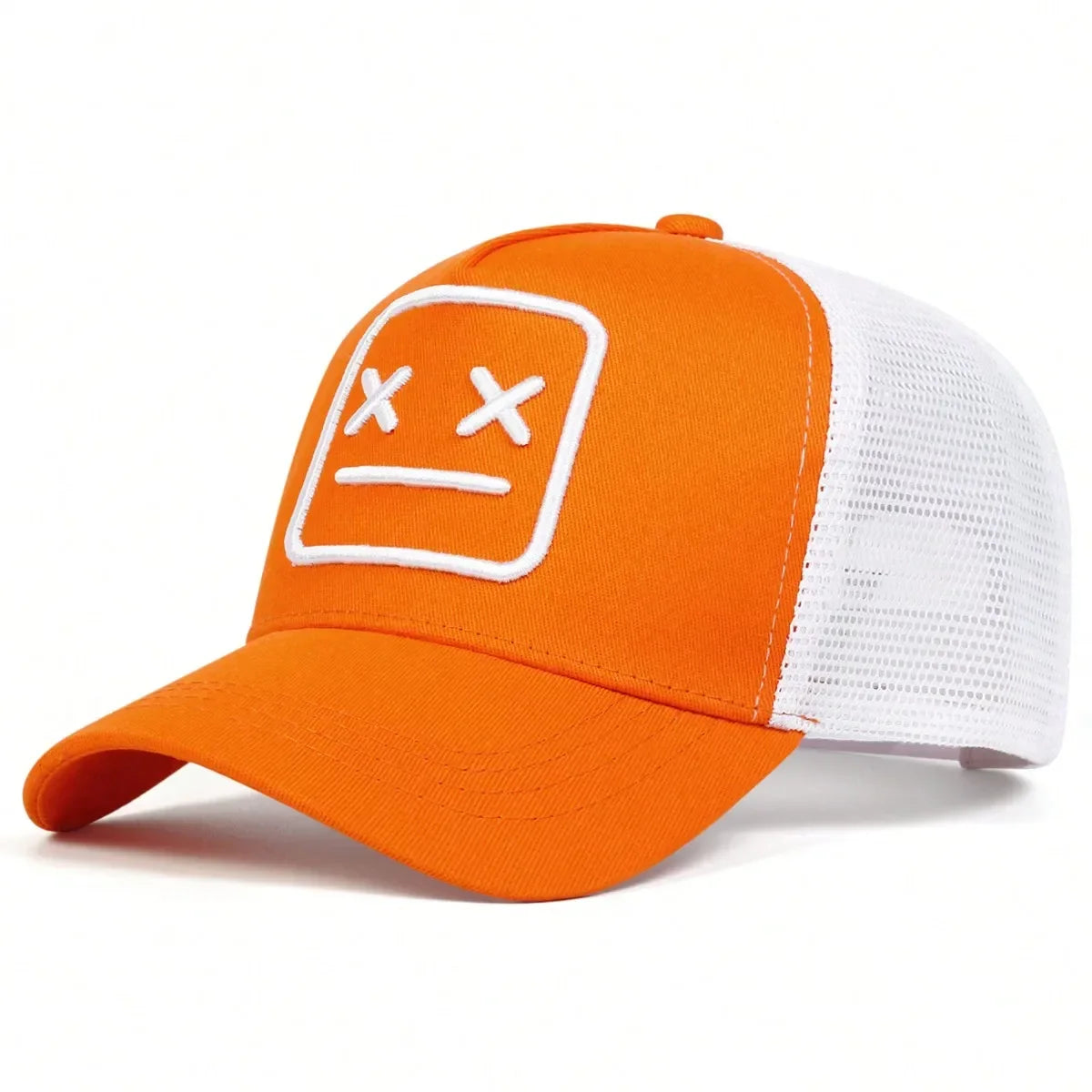 Unisex XX Embroidery Baseball Net Caps Spring Summer Outdoor Sunscreen Hat Adjustable Casual Trucker Hats