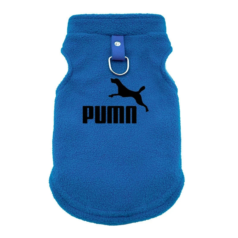 Dog Clothes harness vest Small Soft Fleece Coats Autumn Winter Warm Dogs Pets Clothing Brand Pullover