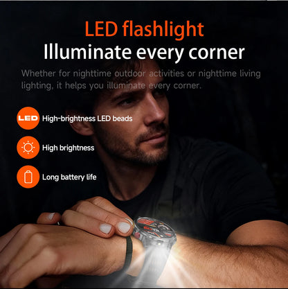 2026 T-Rex3 Ultra 1100mAh Battery Smart Watch GPS Track Compass IP69K Waterproof Sports tracker Outdoors Military Smartwatches