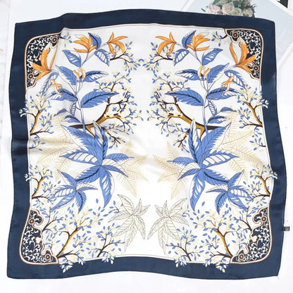 2026 Designer Women Chiffon Foulard Bandana Scarf 70cm Shawl Kerchief Square Headscarf Scarves Head Wraps Scarves Female Scarf