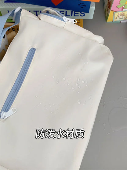 Trendy Transparent Simple Crossbody Bag for Girls Large Capacity School Shoulder Bag Comfortable and Versatile Texture Ita Bag