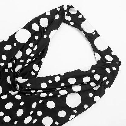Sexy Polka Dot Romper Women Summer Sleeveless Crew Neck Backless  Bodycon Rompers Jumpsuit for Woman Playsuit