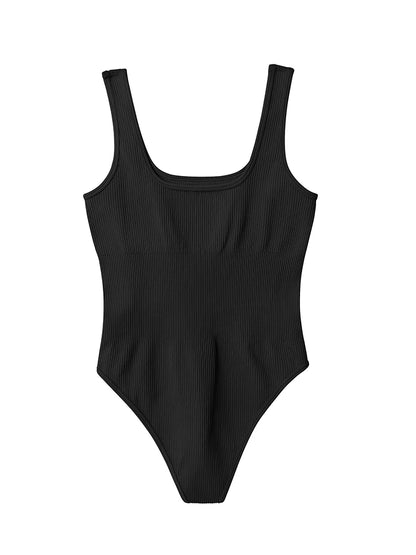 New Trend Solid Color Women's Bodysuit Sexy Sleeveless Tank Top Body Shaping Clothing Yoga Gym Workout One Piece Bodysuit