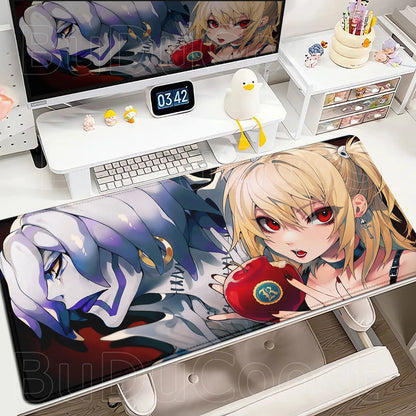 New Misa Amane Light Yagami Desk Mat Death Note Anime Mousepad Computer Gamers Lock Edge Mouse Pad Gaming E-sports Keyboard Pads