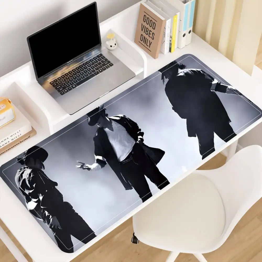 Singer M-Michael J-Jackson Mousepad Premium Locking Edge Mouse Mat Speed Mouse Pad Ultrafine Surface Desk Mat