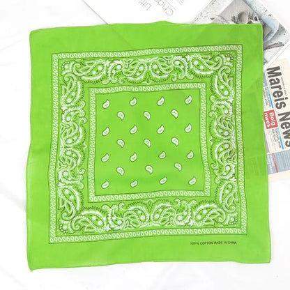 21 Colors Summer Ip Hop Bandana Casual Elegant Thin Breathable Neck Women Head Wrap Hair Scarves Shawl for Women/Men/Boys/Girls