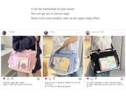 Ballet Girl Large Appetite Itabag Japanese Two-Dimension Single Shoulder Crossbody Bag Gift For Friends Women'S Handbag