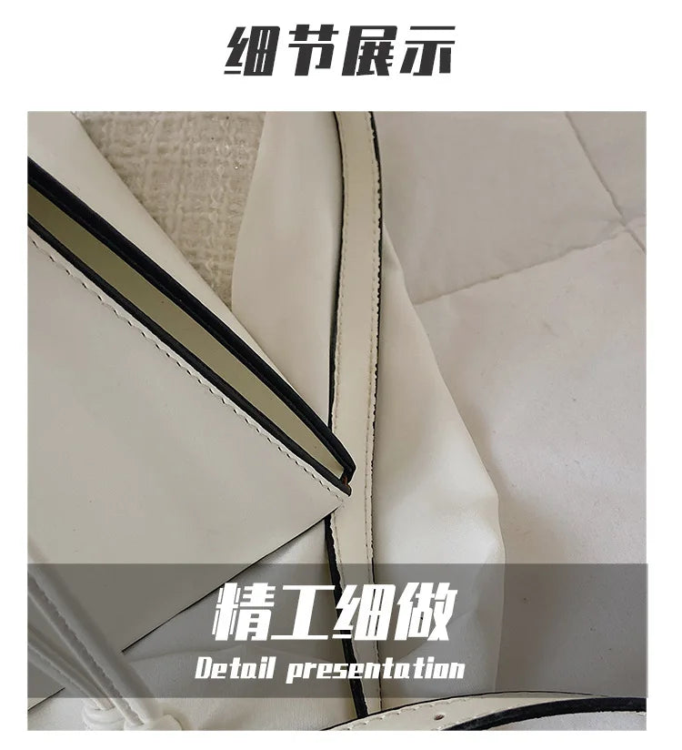 Fashion Ladies Shoulder Bags Handbag High Quality Leather Crossbody Bag Designer Female Triangle BagsSense of Luxury Women Bags
