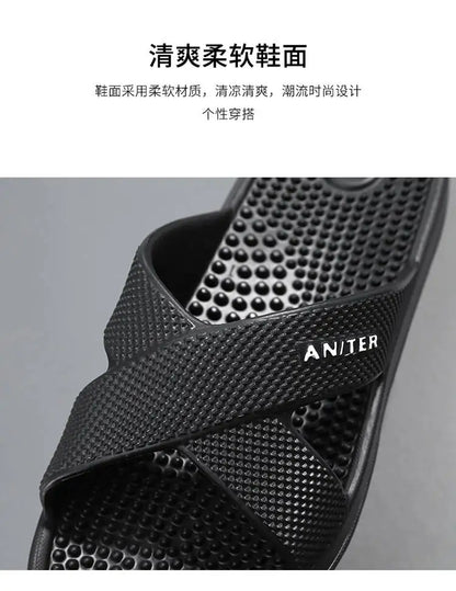 Slippers Men Summer Sandals Women Men Fashion Slippers Beach Sandals Slipper Anti-slip High Quality Casual Bedroom Shoes 39-48