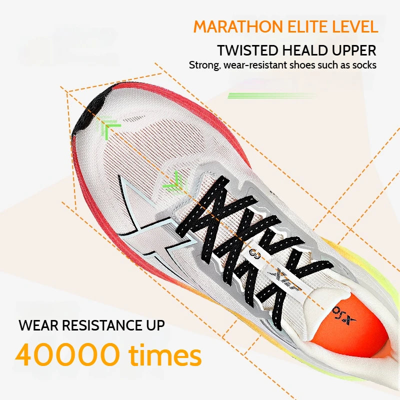 Xtep 2000km 3.0 Running Shoes For Women 2025 Spring Sneakers Cushioning Training Jogging Wear-Resistant Lightweight 875118110034