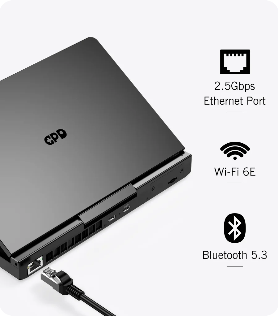 New GPD Pocket 4 2025 Mini Laptop PC 8 Inch AI 9 HX 370 8840U 16/32/64GB RAM 1/2TB NVME SSD 2K 144HZ Full-featured Handheld WIFI