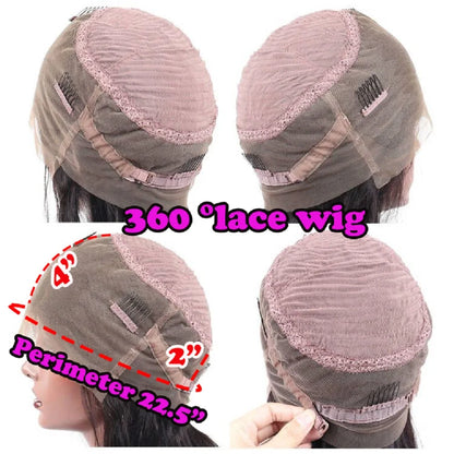 Brown Blonde Balayage Human Hair Glueless Lace Short Bob Wigs 13x4 Silk Top Lace Front Wigs Bleached Knots 360/Full Lace Wigs