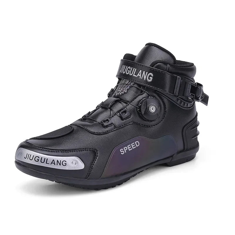 Motorcycle Boots Men Motocross Safety Protection Shoes Accessories Off-Road Racing Waterproof Anti Slip Short Boot motorcycles