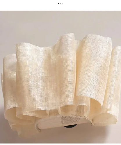 Japanese Wabi-Sabi Style Fabric Chandeliers Medieval Vintage Tea Room Restaurant Pendant Lights Lighting Bedroom Lustre Lamps