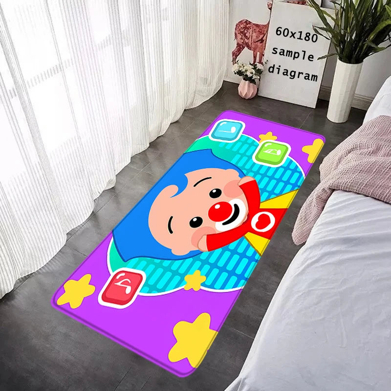 Cartoon Foot Rug Welcome Floor Mat for Entryway Plim Plim Bathroom Hallway Carpet Kitchen Water Adsorbed Rugs Fluffy Home Decor