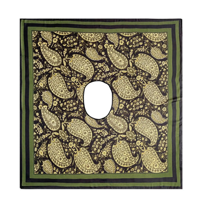 Women's Satin Silk Scarf Multi-Way Wrap, UPF 50+ Sun Veil & Beach Pareo, Lightweight Cover-Up Shawl