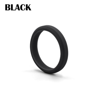 1pc Sports Hypotenuse Silicone Ring 7 Color for Women Wedding Rubber Bands Hypoallergenic Flexible Finger Rings