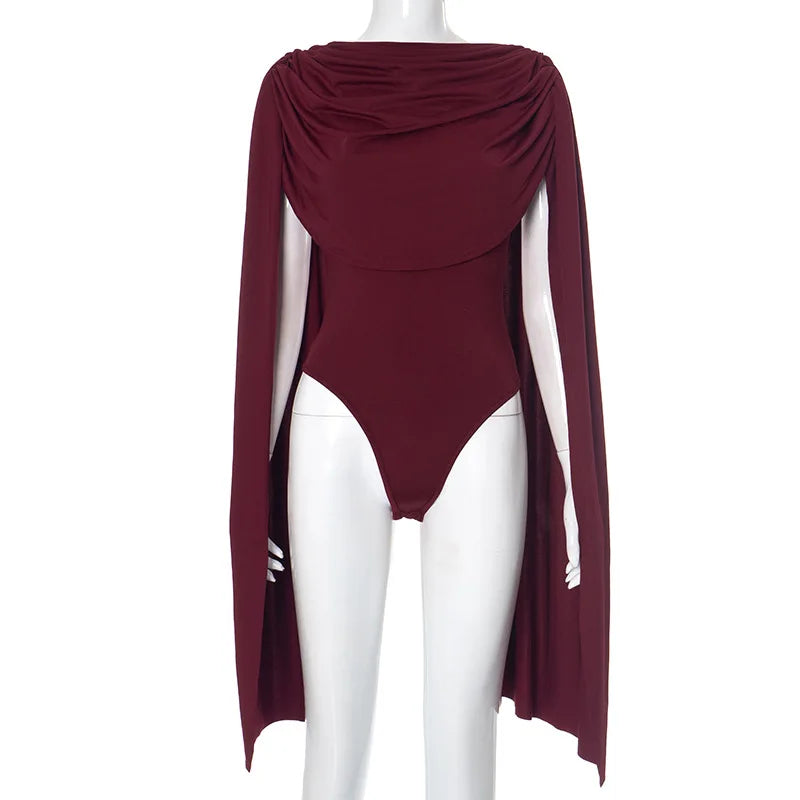 Sexy Swing Collar Jumpsuits for Women 2025 Fall Clothes One Piece Fancy Club Outfits Elegant Luxury Bodysuit Playsuit Jumpsuit
