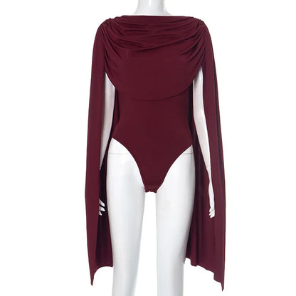 Sexy Swing Collar Jumpsuits for Women 2025 Fall Clothes One Piece Fancy Club Outfits Elegant Luxury Bodysuit Playsuit Jumpsuit