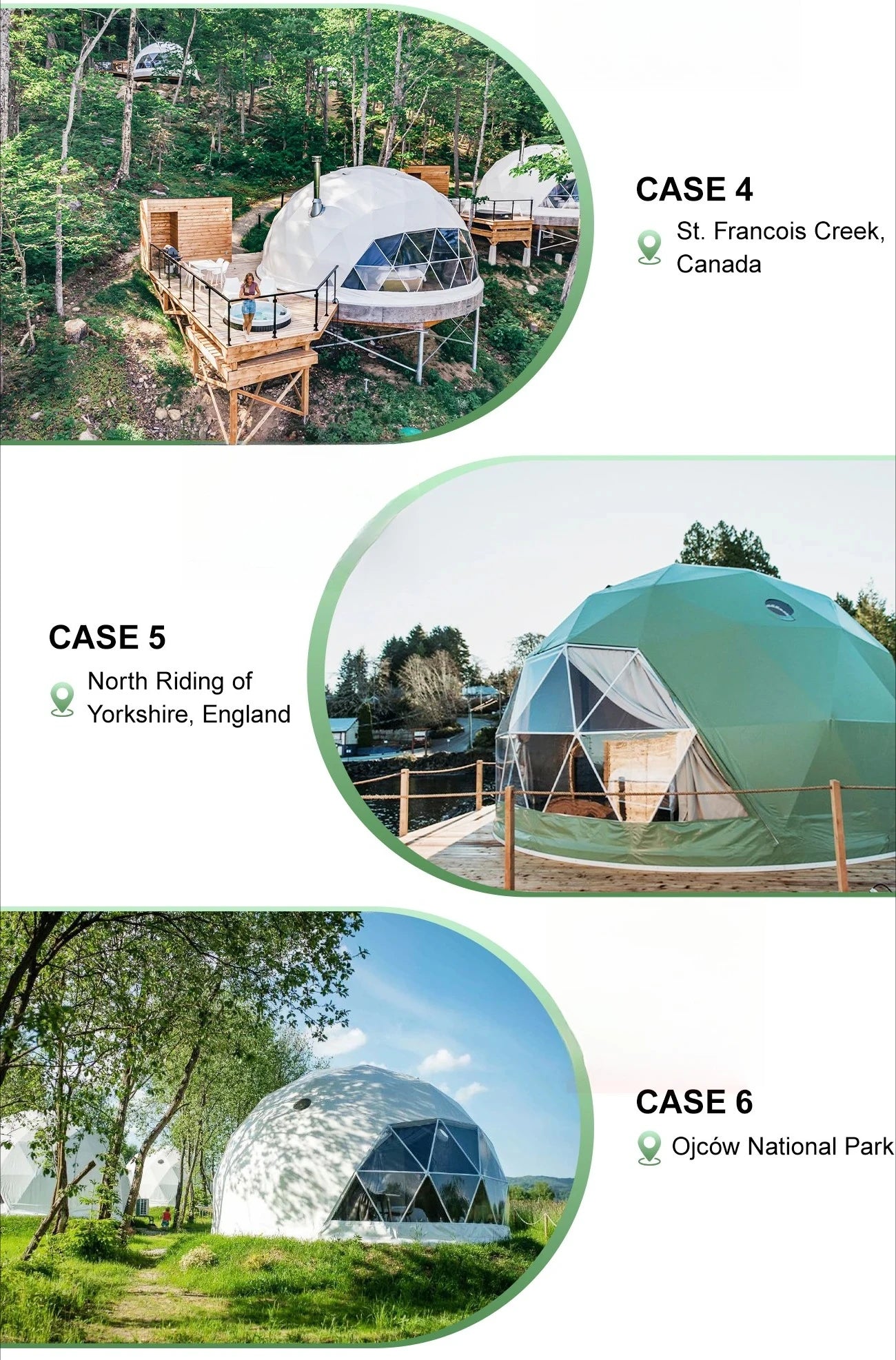 6M 7M Luxury Waterproof Geodesic Dome PVC Spherical Tent Hotel Resort for Glamping Outdoor Luxury Glamping Dome with Bathroom