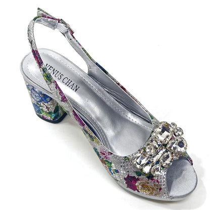 Venus Chan Italian Design Shoes and Bags Matching Set 2024 Women High Heel Party Purple Color Nigeria Wedding Bigger Size Shoes