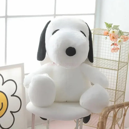 Kawaii Big Size Snoopy Plush Toy White Dog Soft Pillow Stuffed Doll Cartoon Animal Birthday Gifts For Girlfriends Kids Decorate
