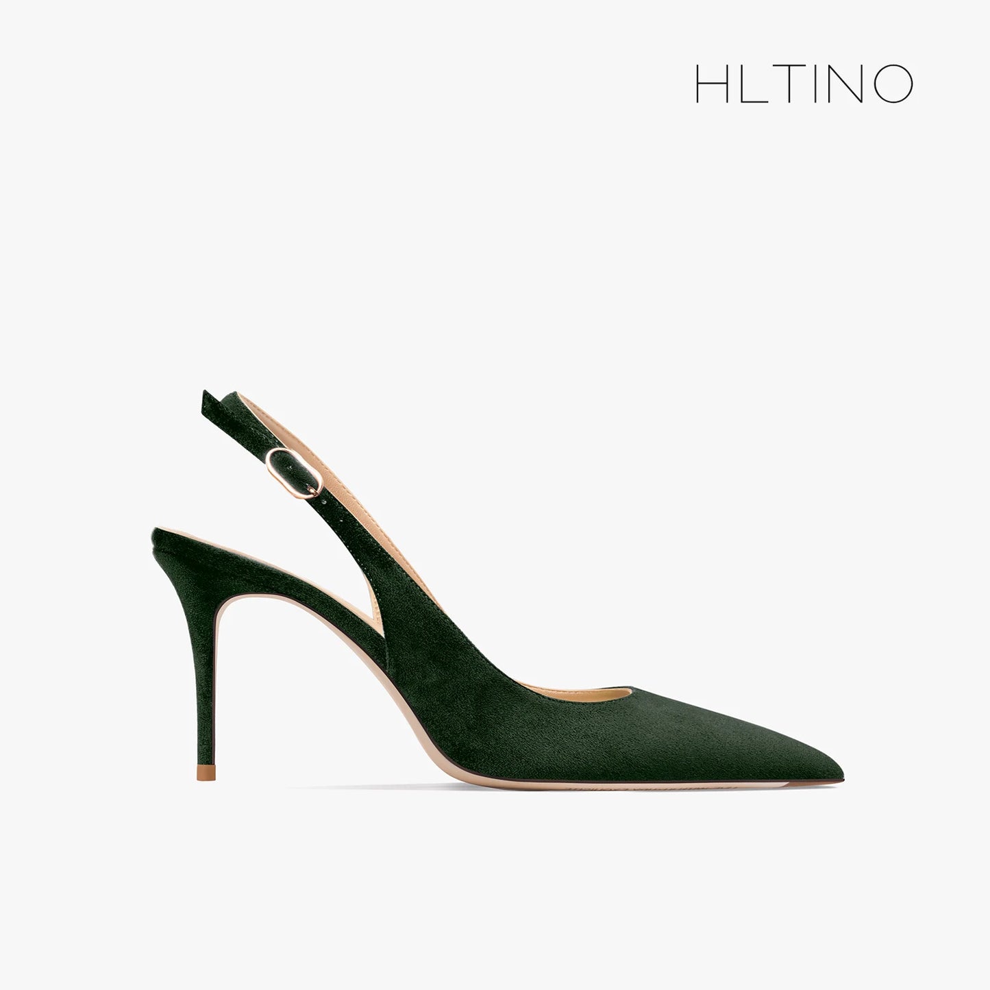 Women's Heeled Sandals New Black Suede Pointed Toe Stiletto Pumps Luxury Gladiator High Heels Elegant Sexy Party Wedding Shoes
