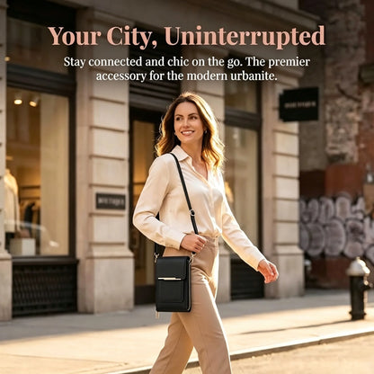 The Women Bag Touch Screen Cell Phone Purse Soft Leather Shoulder Bag Female Handbags Cheap Small Wallet Crossbody Bags