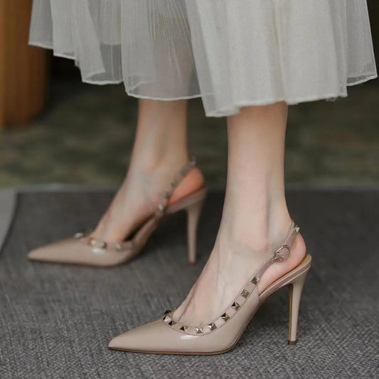 Summer Elegant Pointed Sexy Party Buckle High-heeled Sandals 2026 Fashionable best Selling New Comfortable Women's Shoes