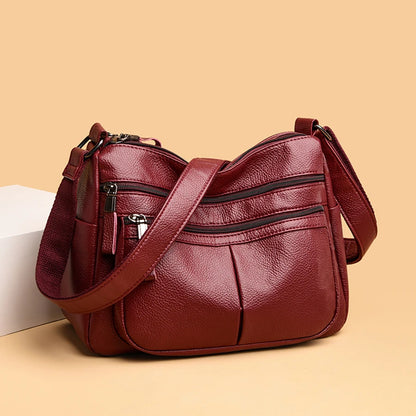 High Quality Genuine Leather Ladies Bags Fashion Purses And Handbags Famous Designer Crossbody Shoulder Bag For Women Sac A Main