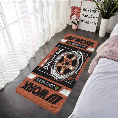 Entrance Doormats Work Wheel Hub Non-slip Bedroom Mat Hallway Carpet Kitchen Floor Car Boot Carpets Room Decor Bathroom Rugs