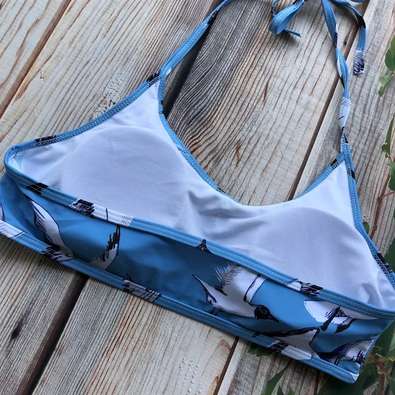 Bandage Bikini Sport Swimwear Women Swimsuit High Waist Bikini Set Push Up Maillot De Bain Femme Beachwear 2026 Bathing Suit