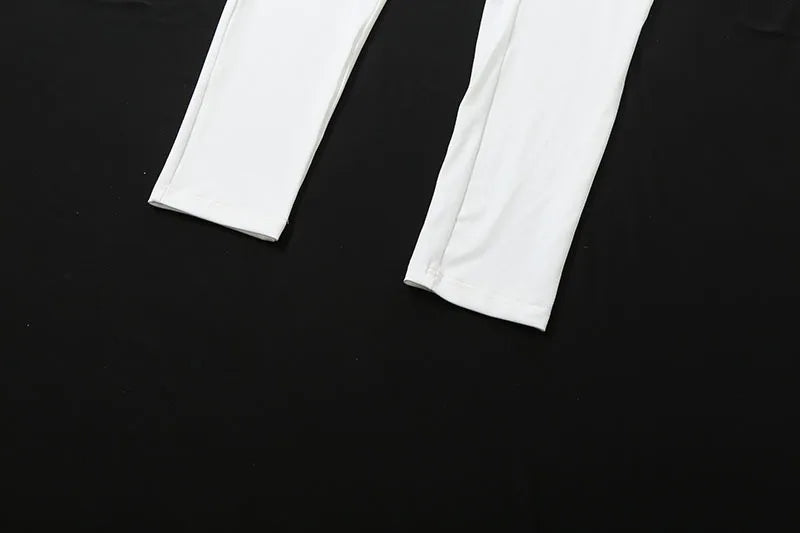ANJAMANOR Halter Backless Bodycon Jumpsuits Sexy Clubwear Woman Catsuit White Black One Piece Outfit Summer 2026 D87-CE35