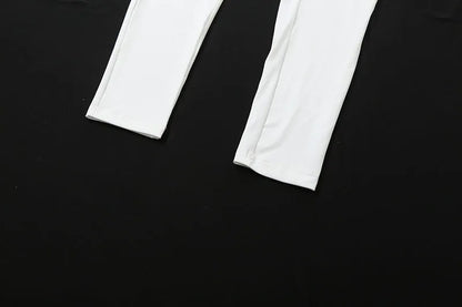 ANJAMANOR Halter Backless Bodycon Jumpsuits Sexy Clubwear Woman Catsuit White Black One Piece Outfit Summer 2026 D87-CE35