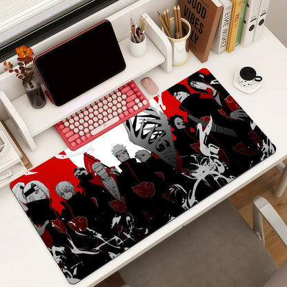 Adventure Anime N-NARUTO Mouse Pad Square Office Gaming Desk Mat Waterproof Non-Slip Rubber Decorative