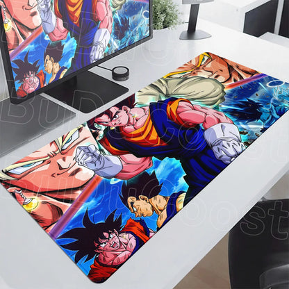 Hot Anime Dragon Ball Mouse Pad 30x60cm Manga Panel Laptop Office Goku Rubber Soft Table 30x80cm Pc Gaming Washable Non-Slip Mat