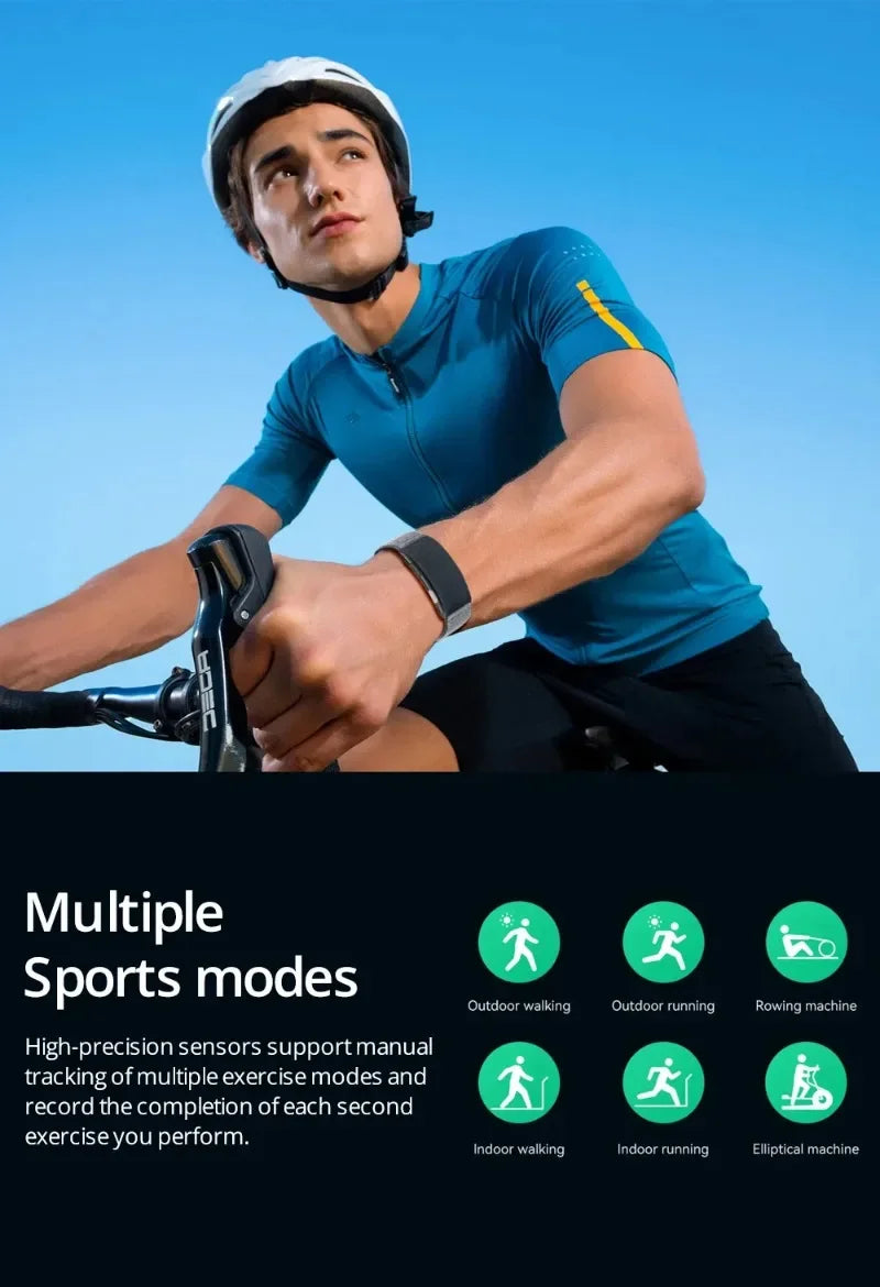 Men Smart Watch ECG Health Blood Pressure Sleep Monitor Fall Detection Bluetooth Smart Bracelet Women Sport Band Fitness Tracker