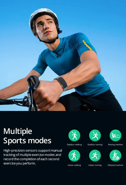 Men Smart Watch ECG Health Blood Pressure Sleep Monitor Fall Detection Bluetooth Smart Bracelet Women Sport Band Fitness Tracker
