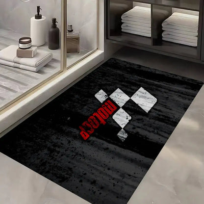 Moto GP Motorcycle Door Mat Nordic Style Bedroom Living Room Doormat Home Balcony Anti-Slip Alfombra