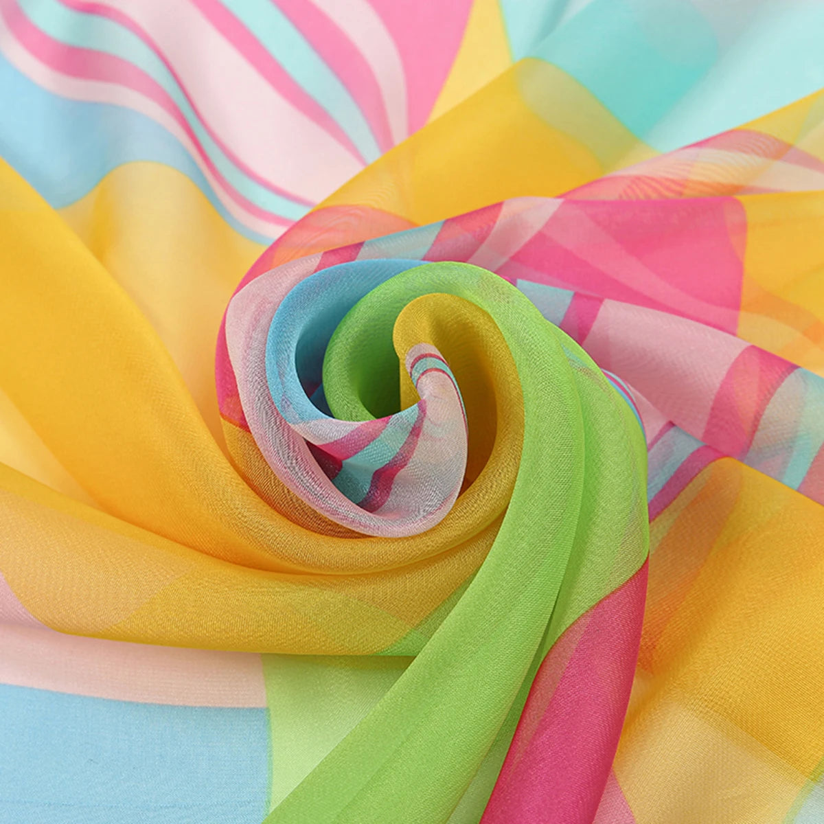 Wholesale Women Fashion Chiffon Scarf For Muslim Hijab Peony Flower Bandana Summber Beach Sarong Printed Soft Beach Scarf Shawl