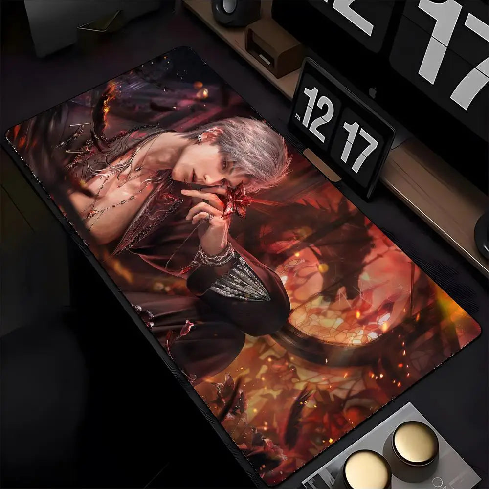 Love And Deepspace Zayne Sylus Xavier Caleb Mouse Pad Mousepad HD Printing Computer Gamers Locking Edge Non-slip Mouse Pad XXL9