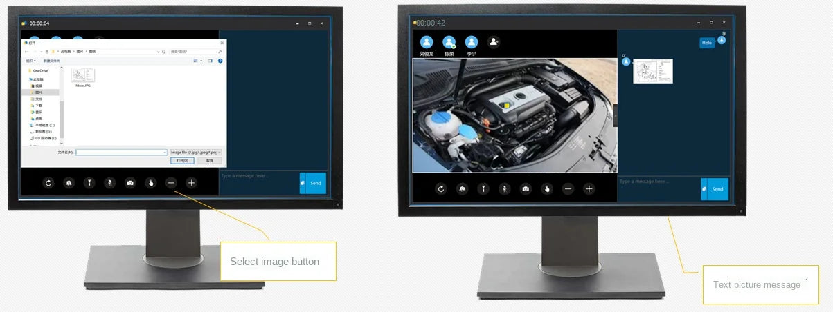 Remote Collaboration Video Conference Live Broadcast AR Smart Glasses/Ar Head Display/Industrial Inspection Head-Mounted black