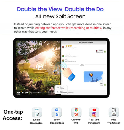 Mpad 15 Ultra Large Screen Android 15 Tablet PC 14 Inch 16+512GB 5G WiFi GPS Phone Call Capability Google Play Compatible Laptop