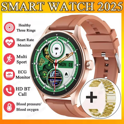 2025 New Smart Watch Heart Rate Sleep Health Monitor Bluetooth Talk Ladies Sport Smart Watch for Android IOS
