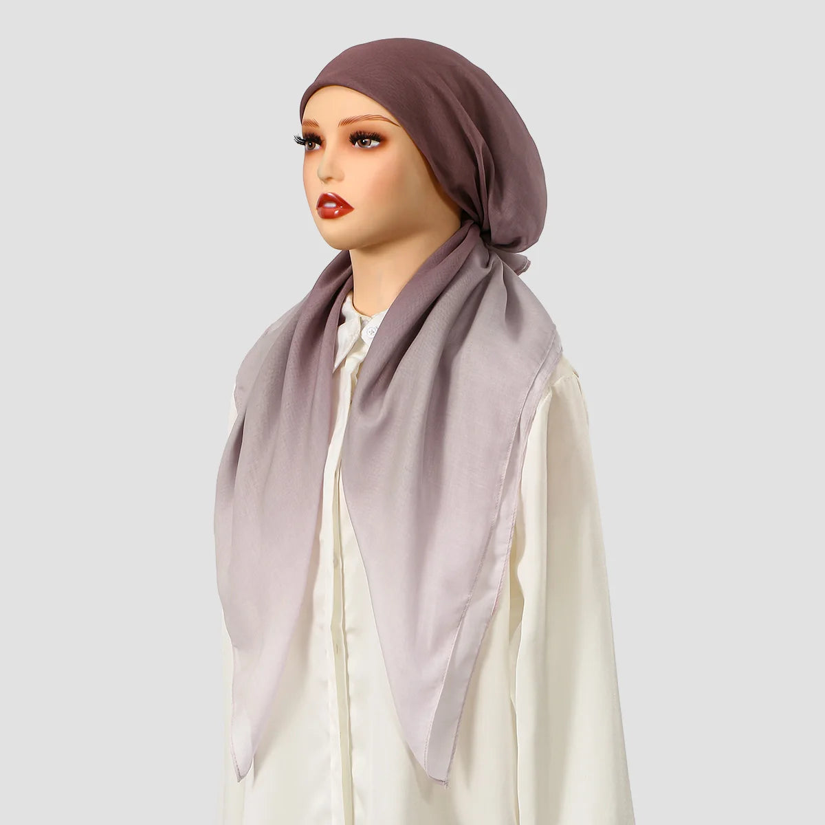 New Muslim Instant Hijab Scarf Print Turban Thick Hair Bonnet Night Cap Turban For Sleeping Elastic Hair Satin Bonnet For Sleep