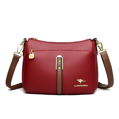 Genuine High Quality Soft Leather Women's Handbag Trend Designer Female Crossbody Bag Casual Shoulder Messenger Handbags 2025